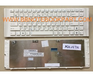 Asus Keyboard คีย์บอร์ด A42 K42 X42 Series (กรอบยาว) ภาษาไทย อังกฤษ